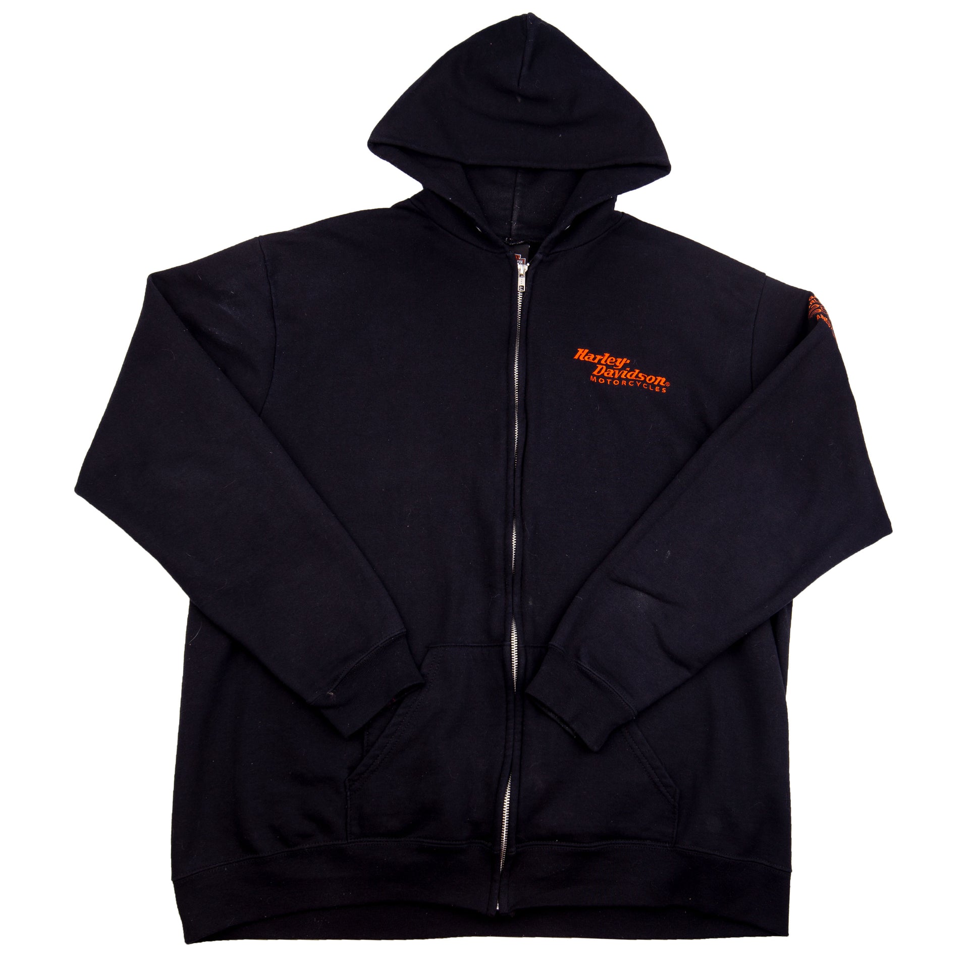 Harley Davidson Black Zip Up PRE-OWNED