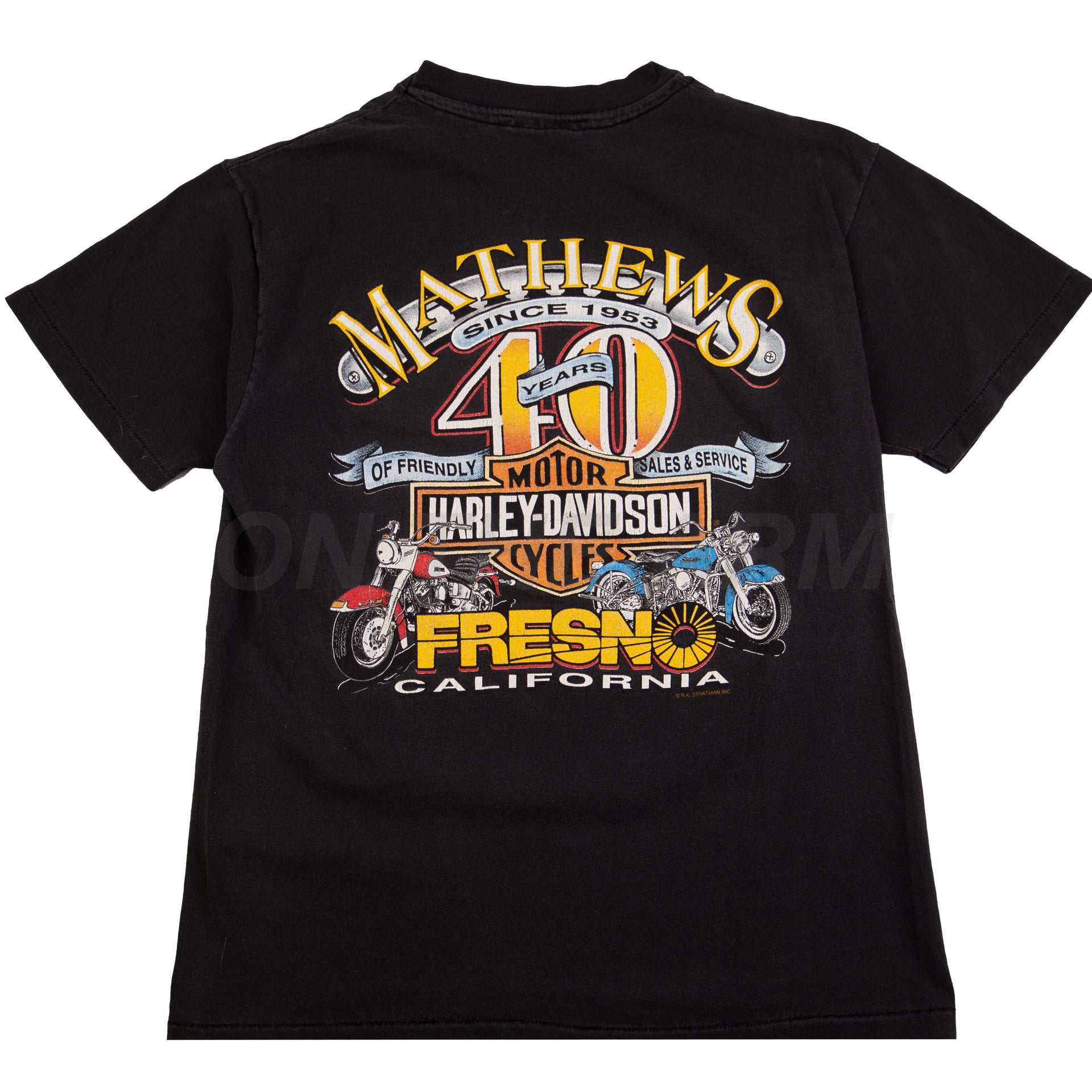 Vintage Black Harley Davidson Made In Milwaukee Tee (1993)