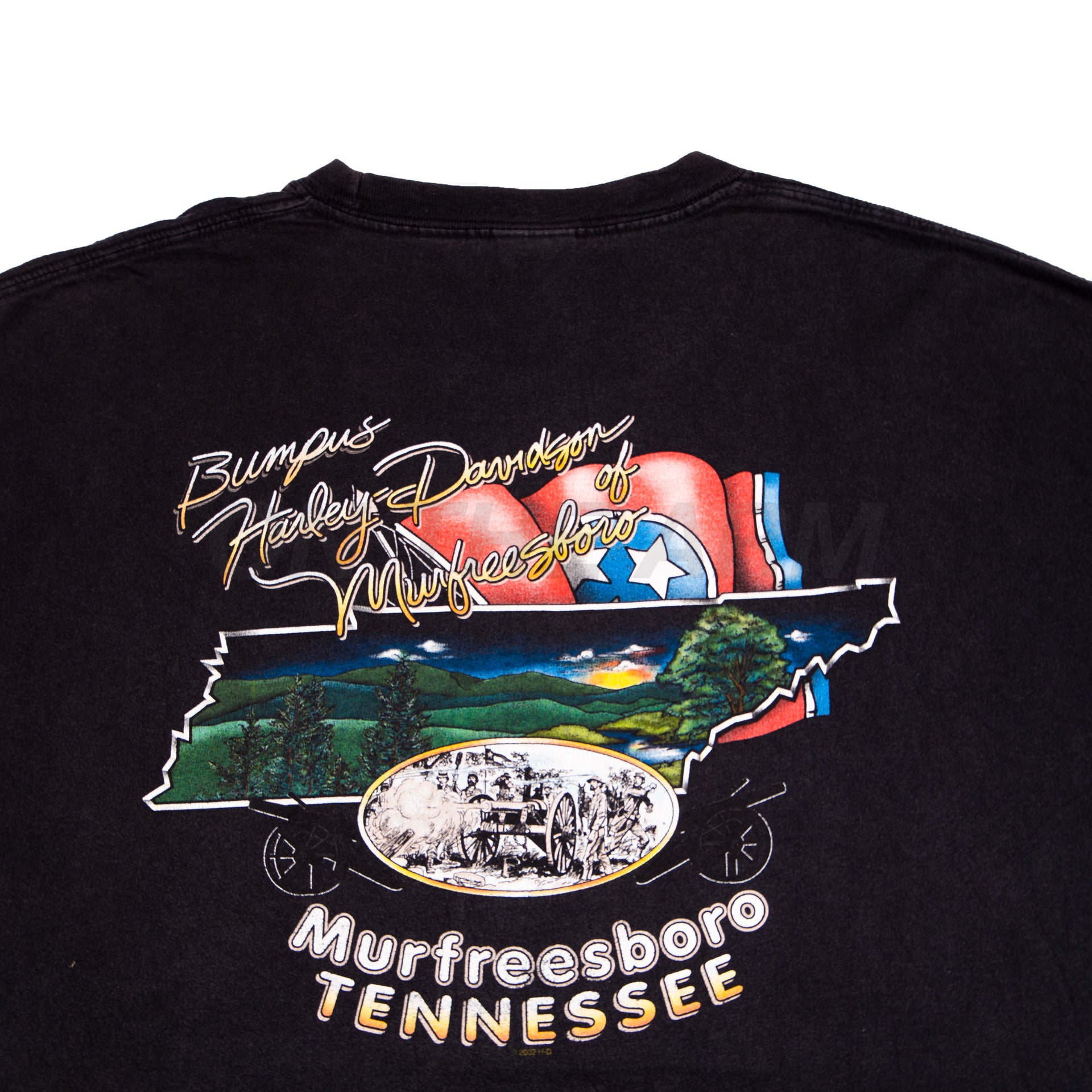 Vintage Black Harley Davidson Tennessee Tee (2000's)
