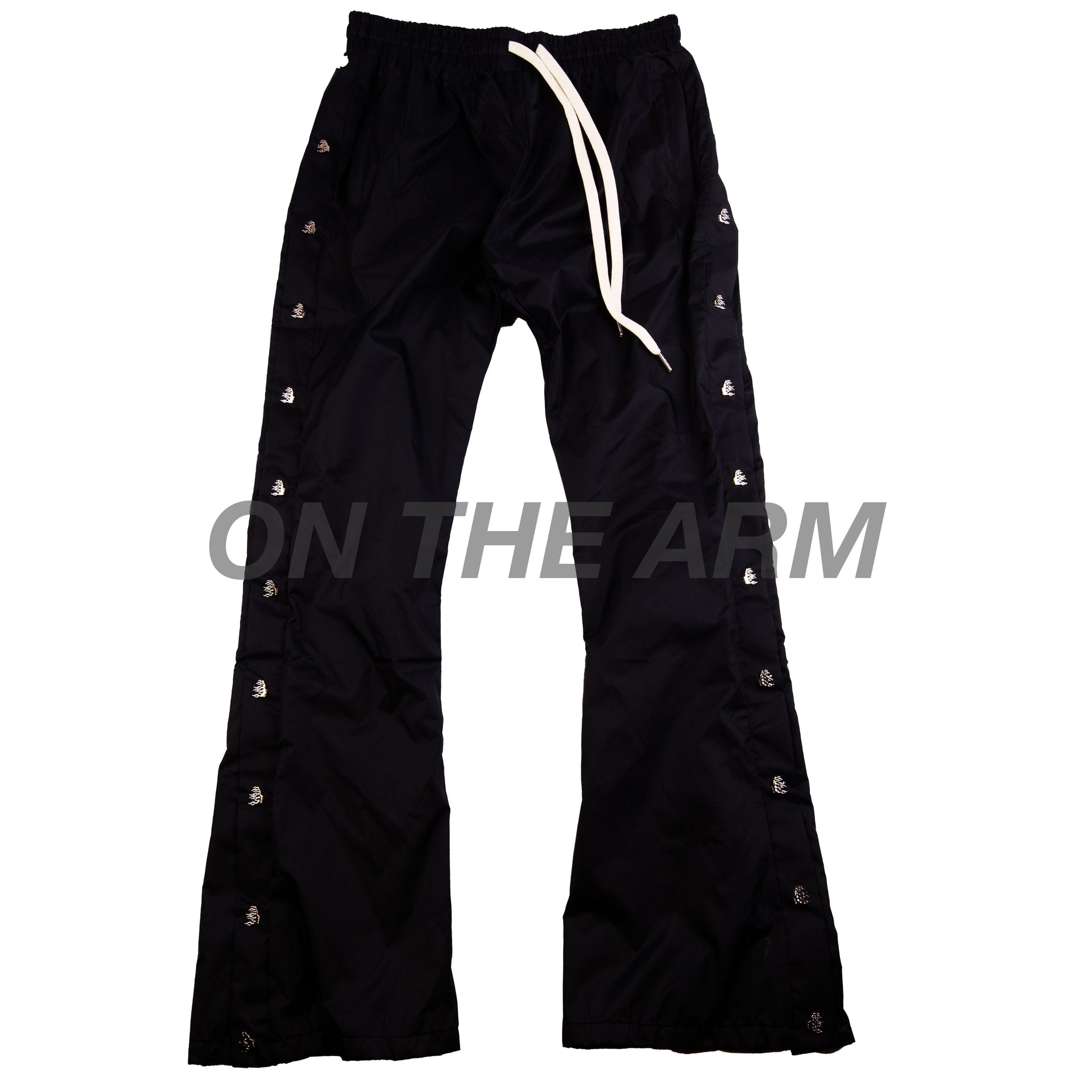 Hellstar Black Washed Nylon Pants
