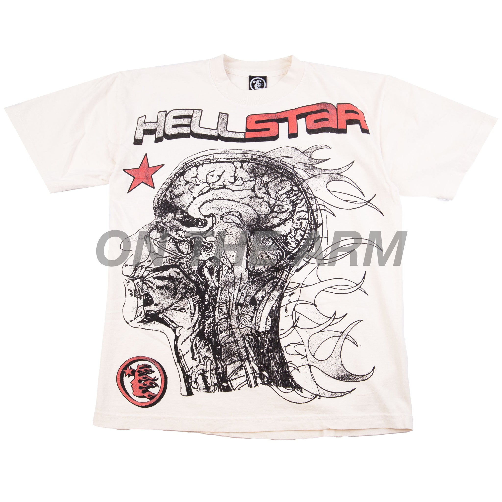 Hellstar Cream Human Development Tee