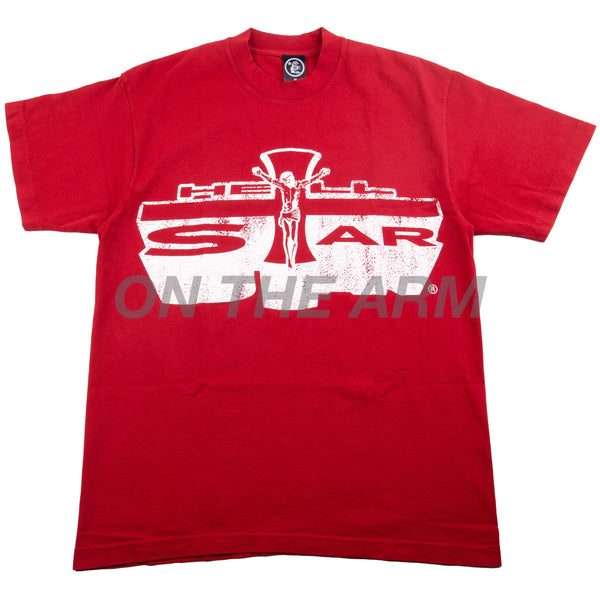 Hellstar Red Jesus Emblem Tee