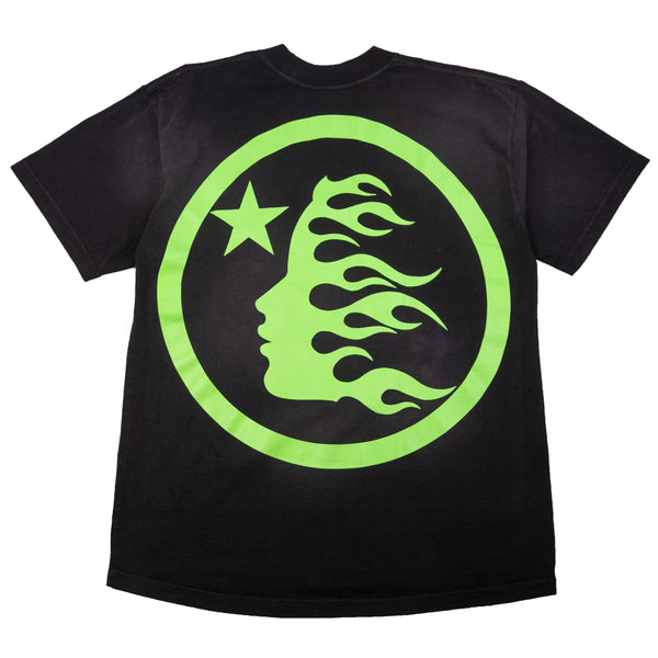 Hellstar Black/Light Green Gel Sport Logo Tee