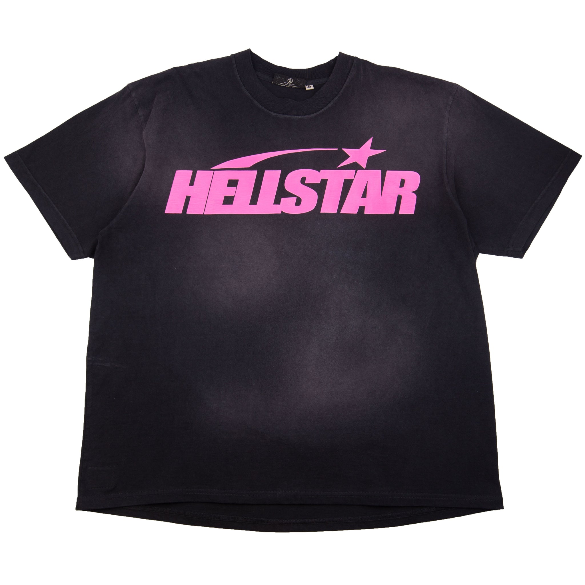 Hellstar Black/Pink Classic Logo Tee PRE-OWNED