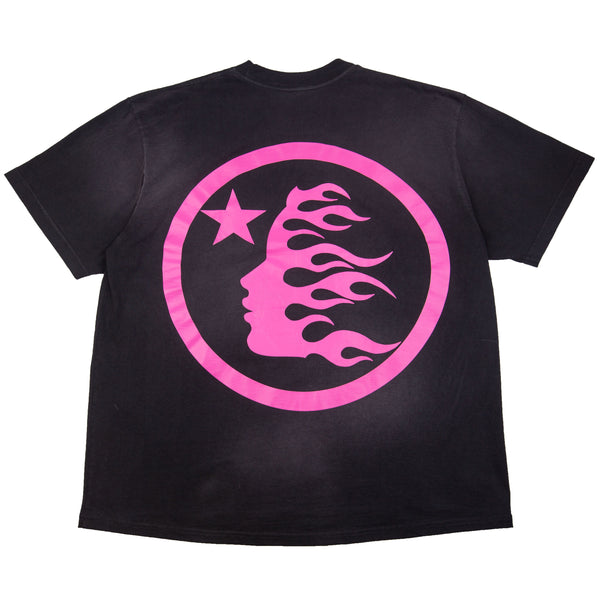 Hellstar Black/Pink Classic Logo Tee PRE-OWNED
