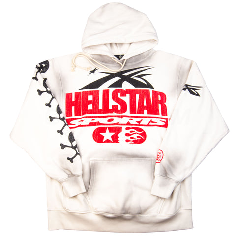 Hellstar White If You Don't Like Us Beat Us Hoodie