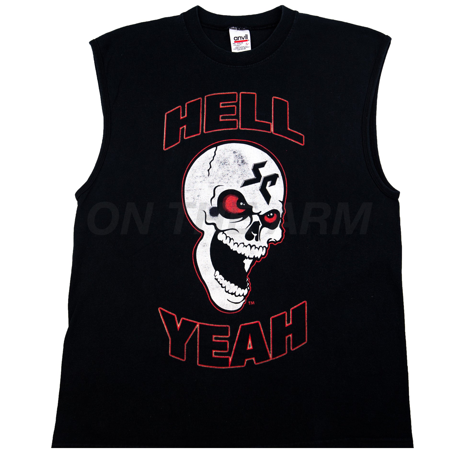 Vintage Black Stone Cold Hell Yeah Sleeveless Tee (2000's)