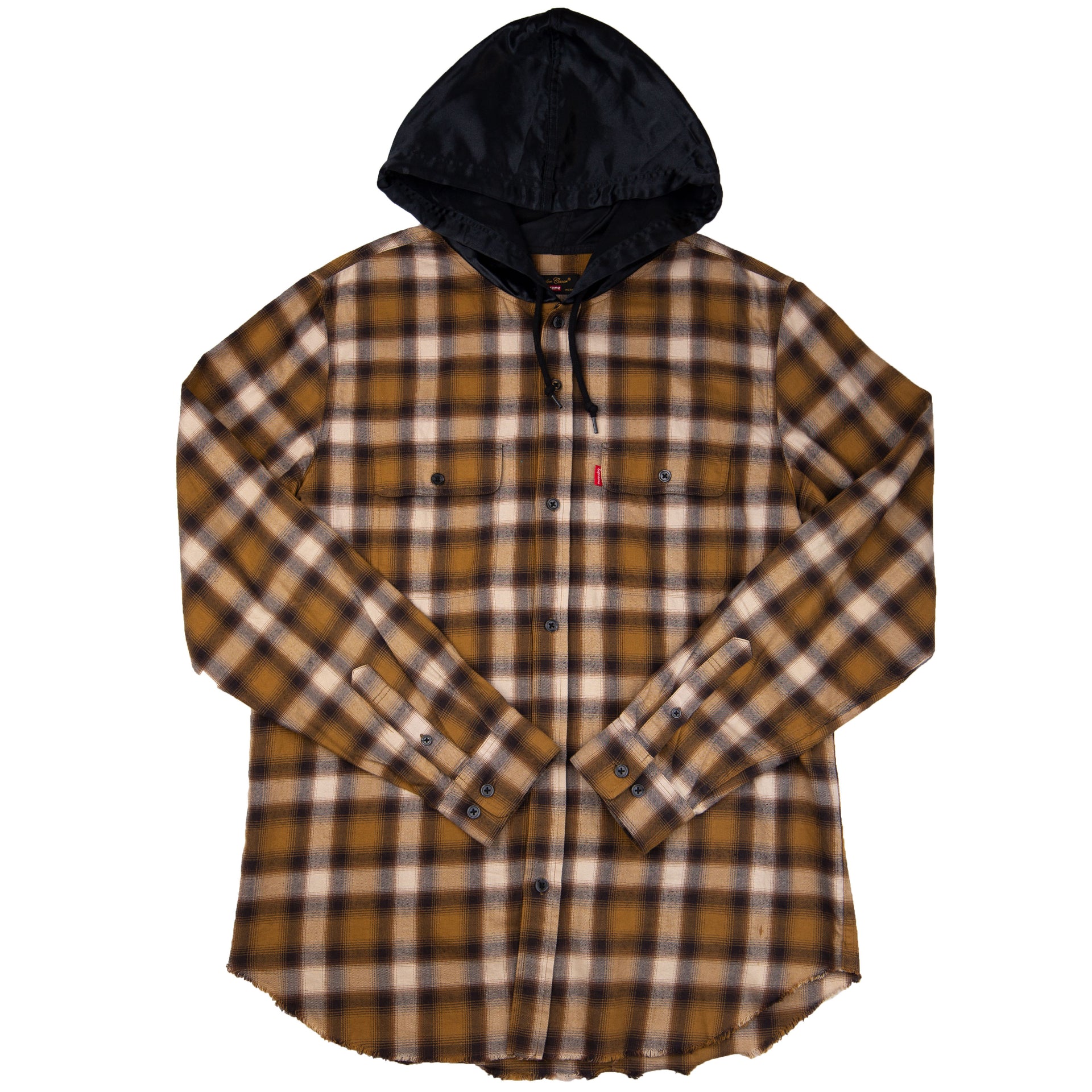 Supreme Yellow Undercover Bear Hooded Flannel (2015) PRE-OWNED