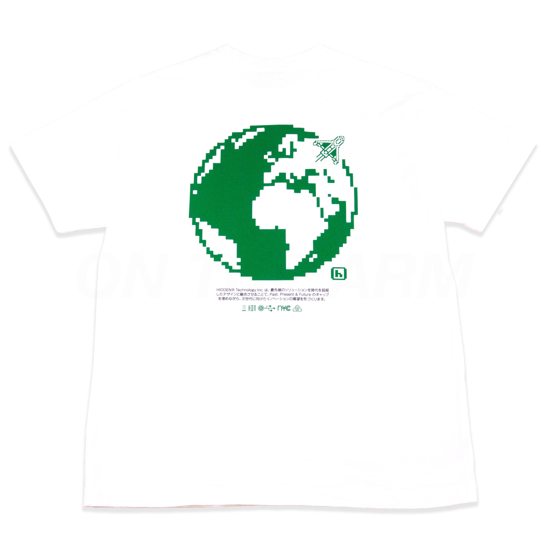 Hidden NY White Pixelated Tee PRE-OWNED