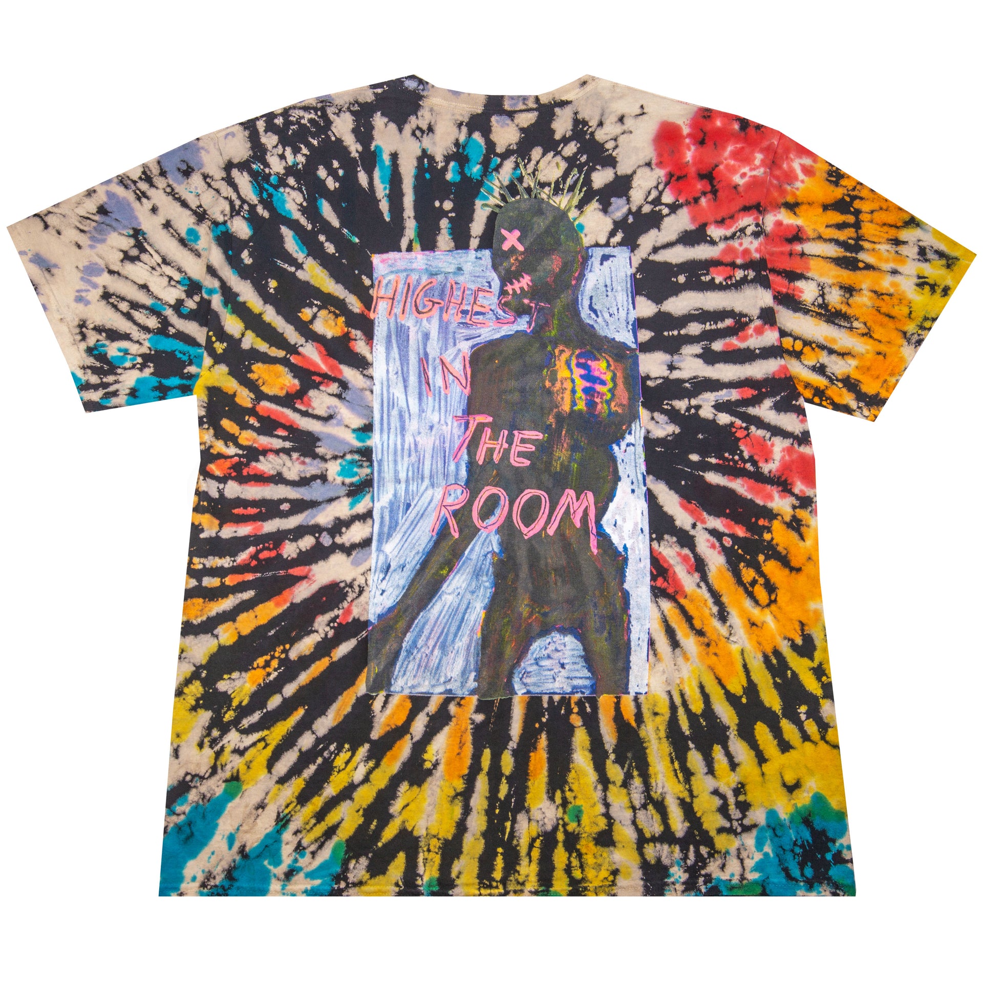 Travis Scott Dyed Highest In The Room Tee PRE-OWNED