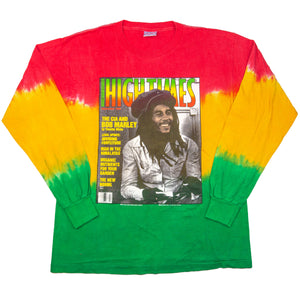 Vintage Tie Dye Bob Marley High Times Bob Marley L/S (2000)