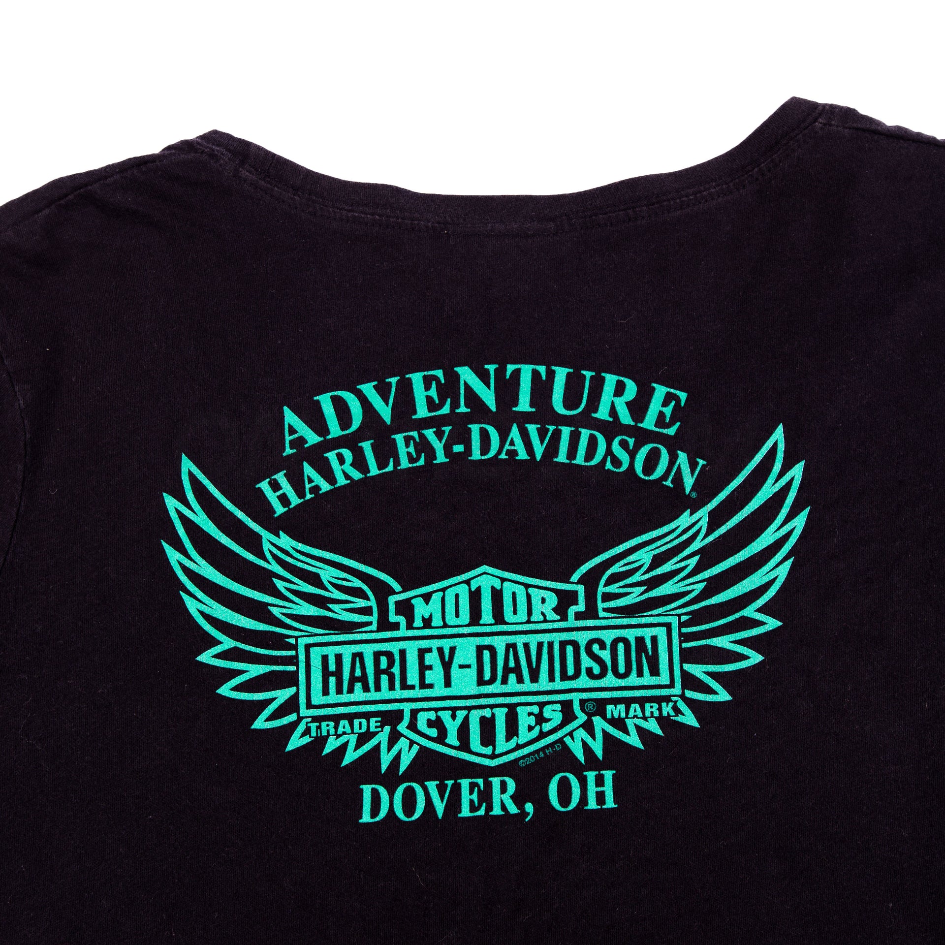 Vintage Black Harley Davidson L/S