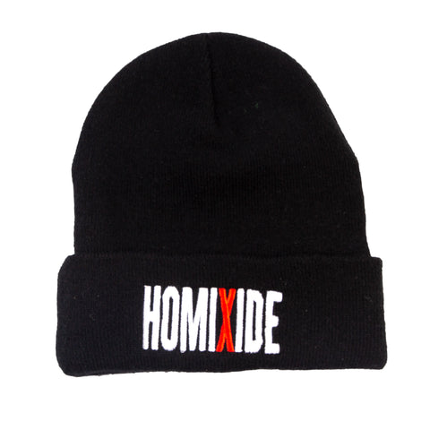 Homixide Gang Black Beanie PRE-OWNED