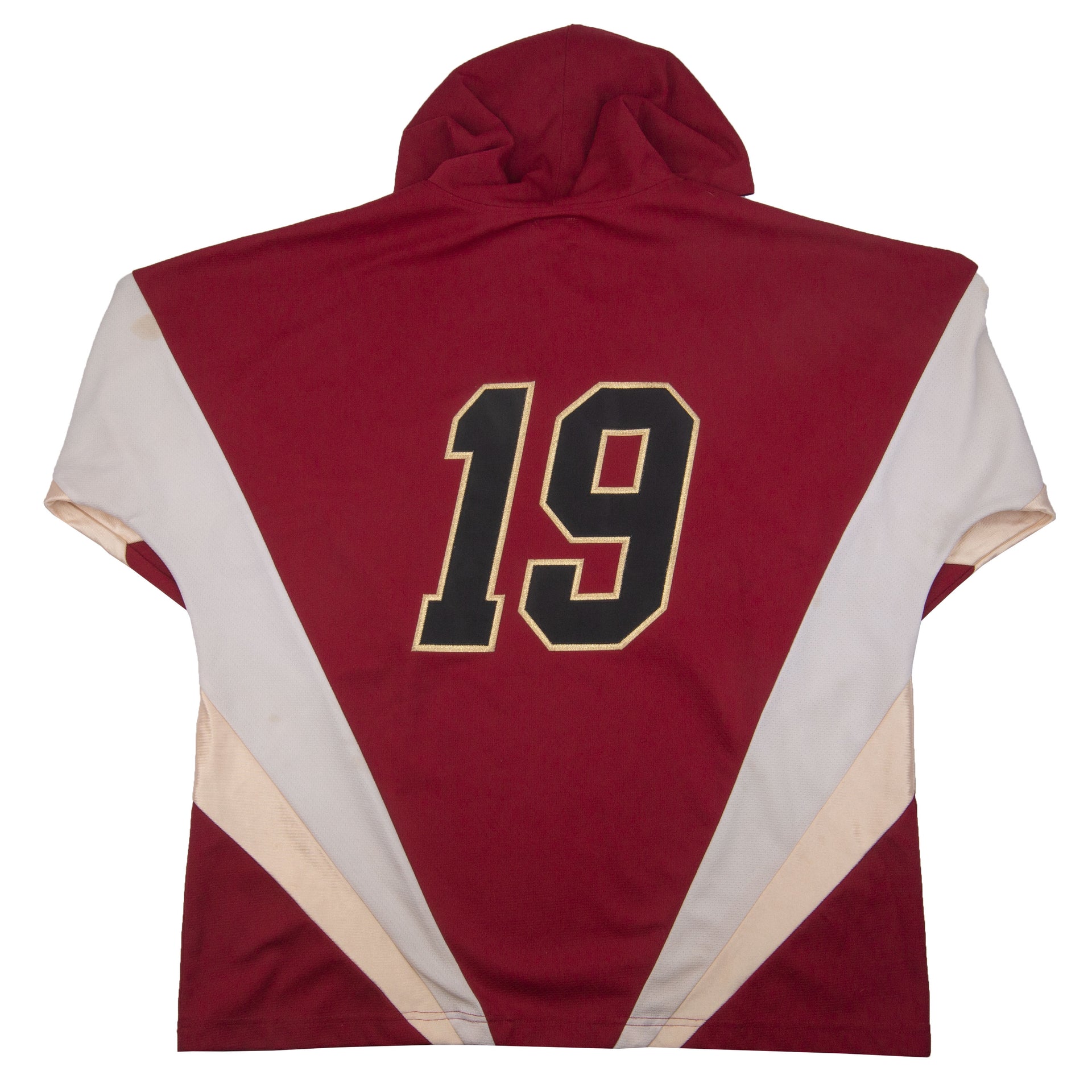 Supreme Burgundy Hooded Hockey Jersey PRE-OWNED