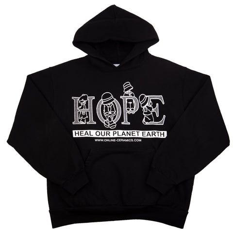 Online Ceramics Black HOPE Hoodie PRE-OWNED