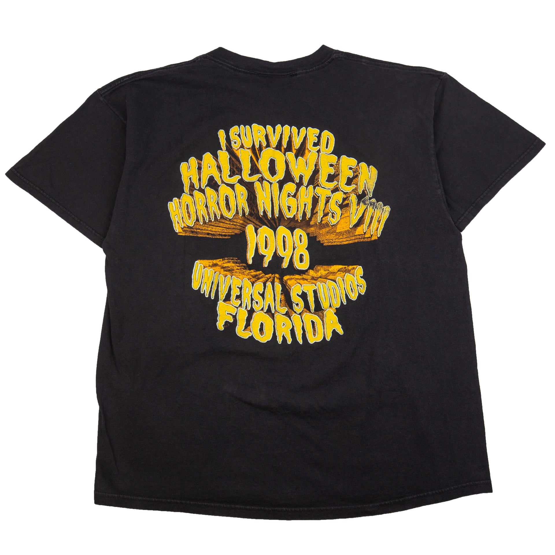 Vintage Black Universal Studios Halloween Horror Nights Mummy Tee (1998)