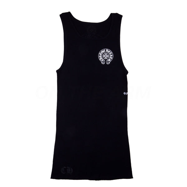 Chrome Hearts Black Horseshoe Tank Top