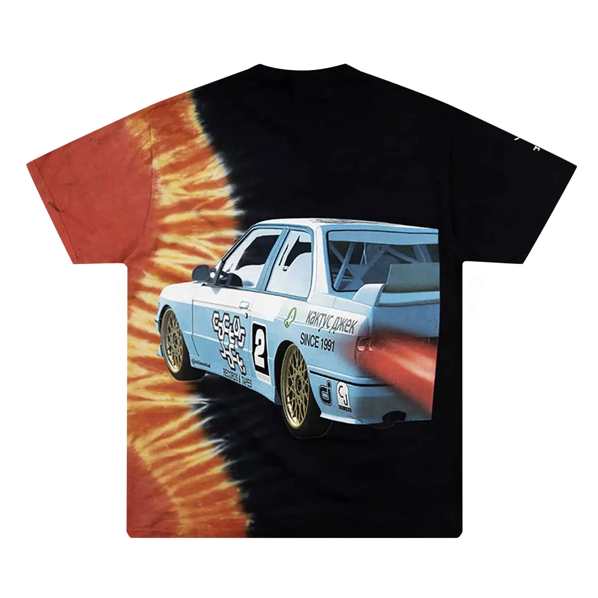 Travis Scott Black Tie Dyed Hot Wheels Racing Tee