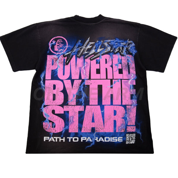 Hellstar Black Powered By The Star Tee