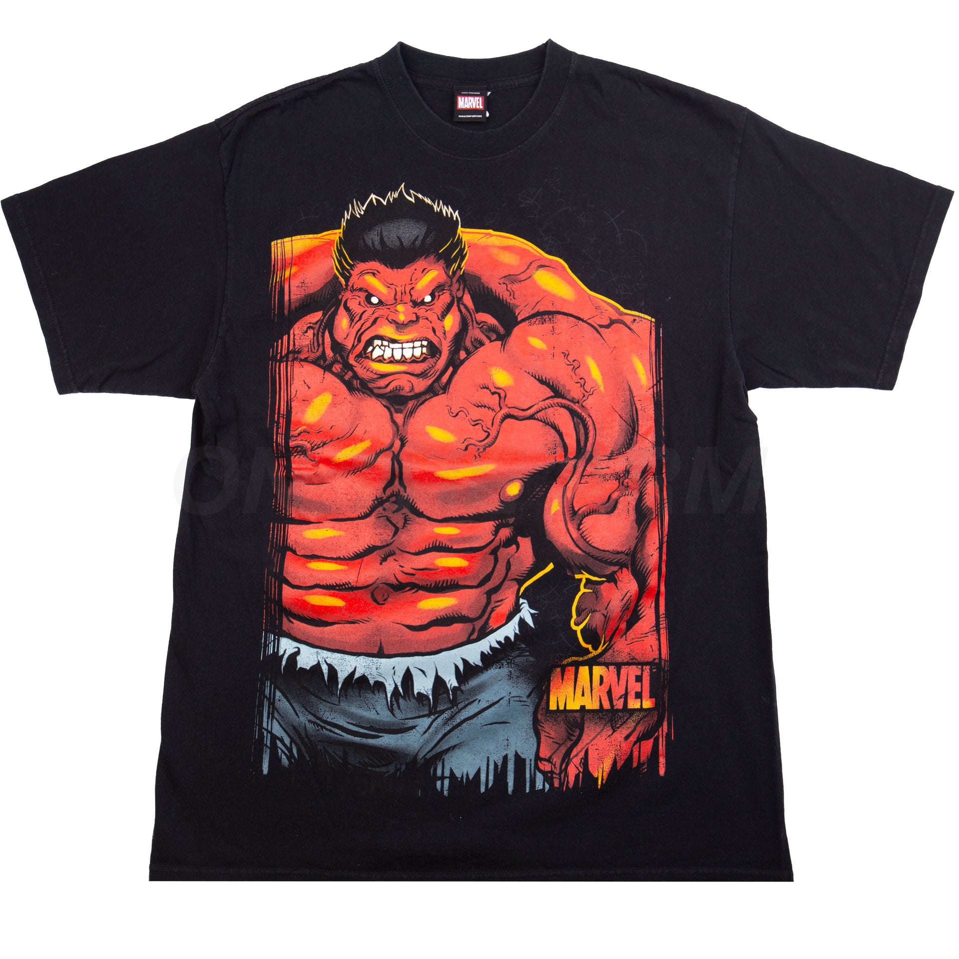 Vintage Black Red Hulk Tee (2000's)