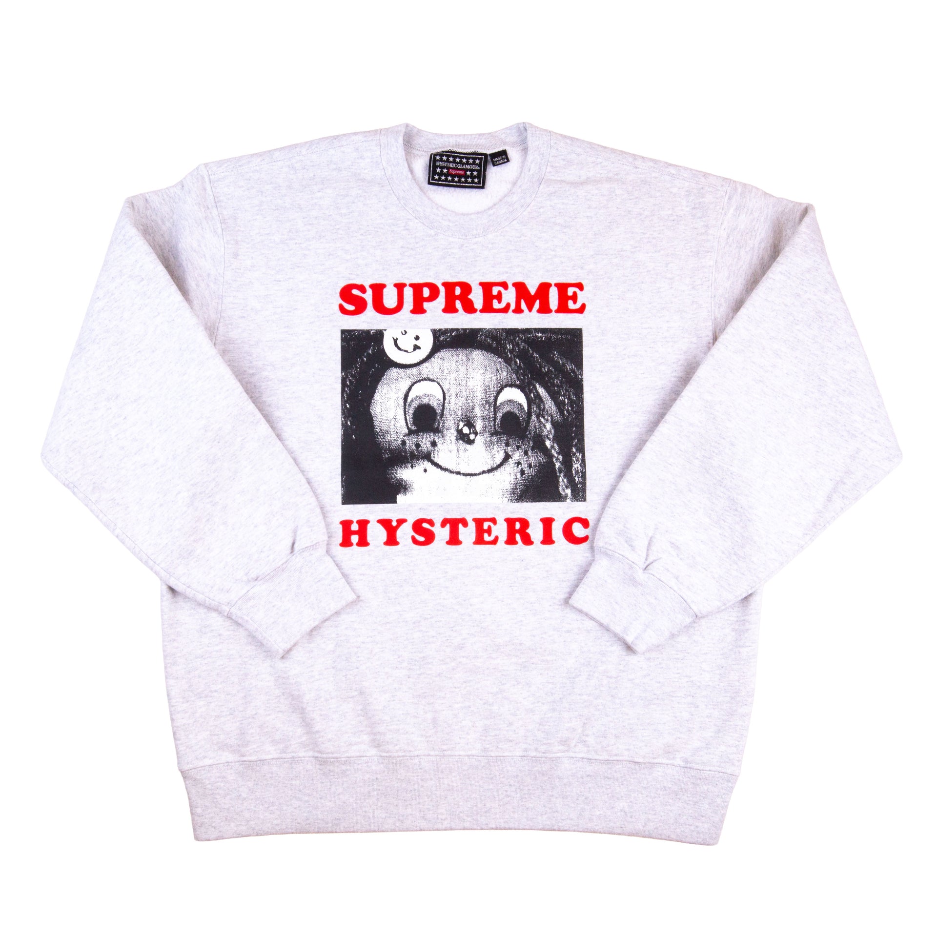 Supreme Grey Hysteric Glamour Crew