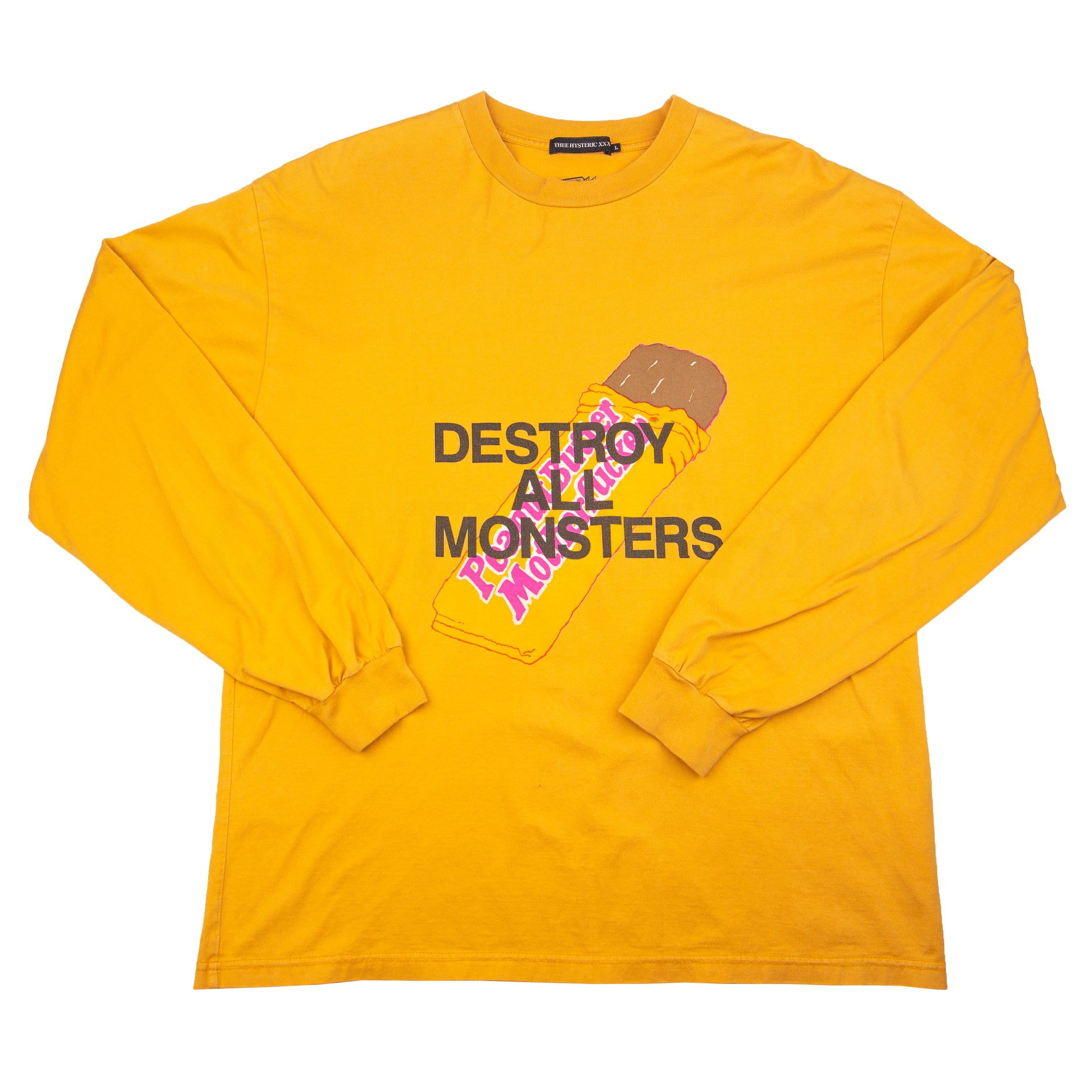 Hysteric Glamour Gold Destroy All Monsters L/S PRE-OWNED
