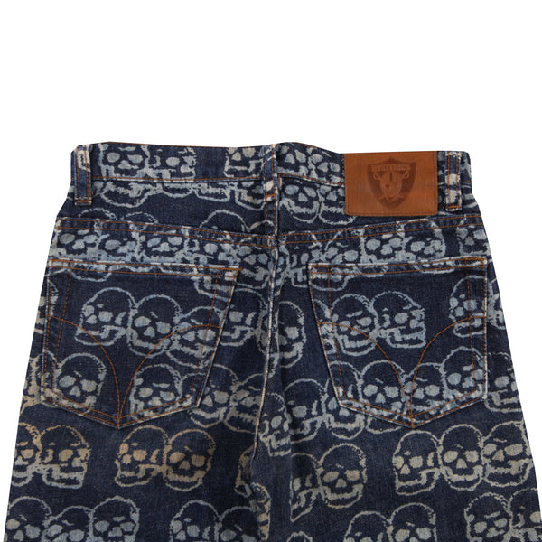 Hysteric Glamour Skull Denim Pants PRE-OWNED