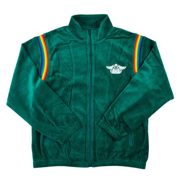 Supreme Green Hysteric Glamour Velour Track Jacket