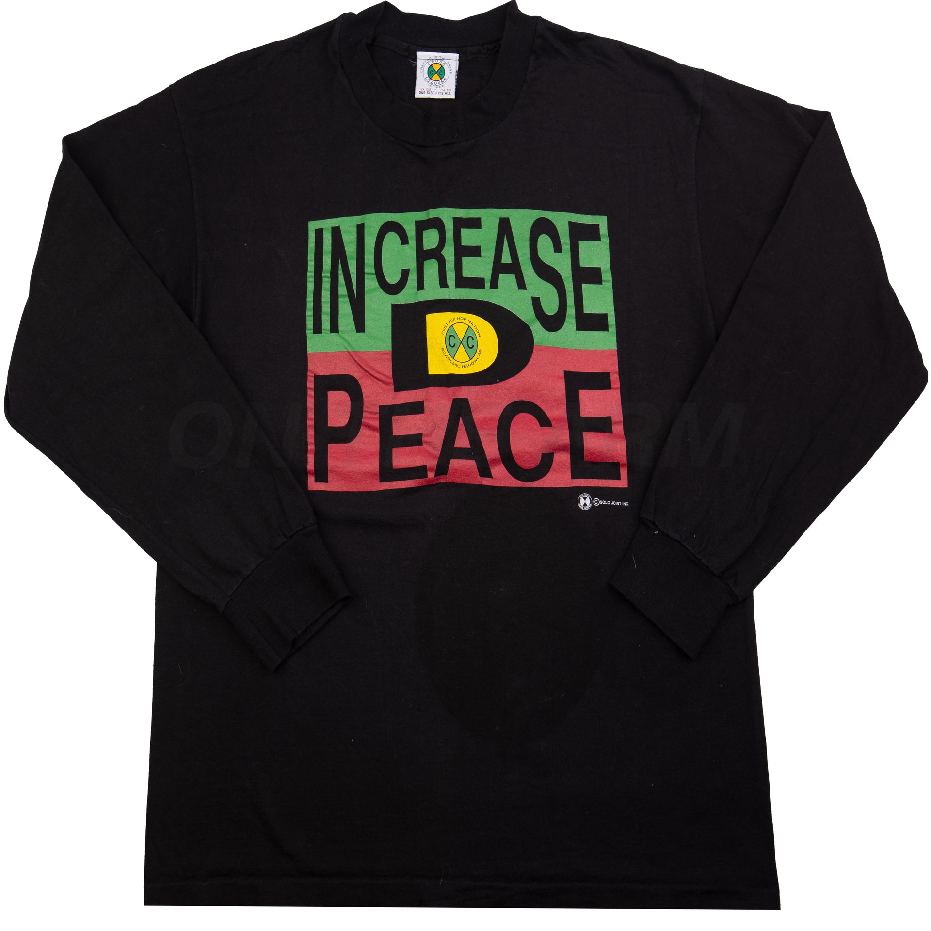 Vintage Black Cross Color Increase Peace L/S (1990's)