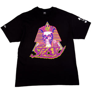 Stussy Black In4Mation Tee PRE-OWNED