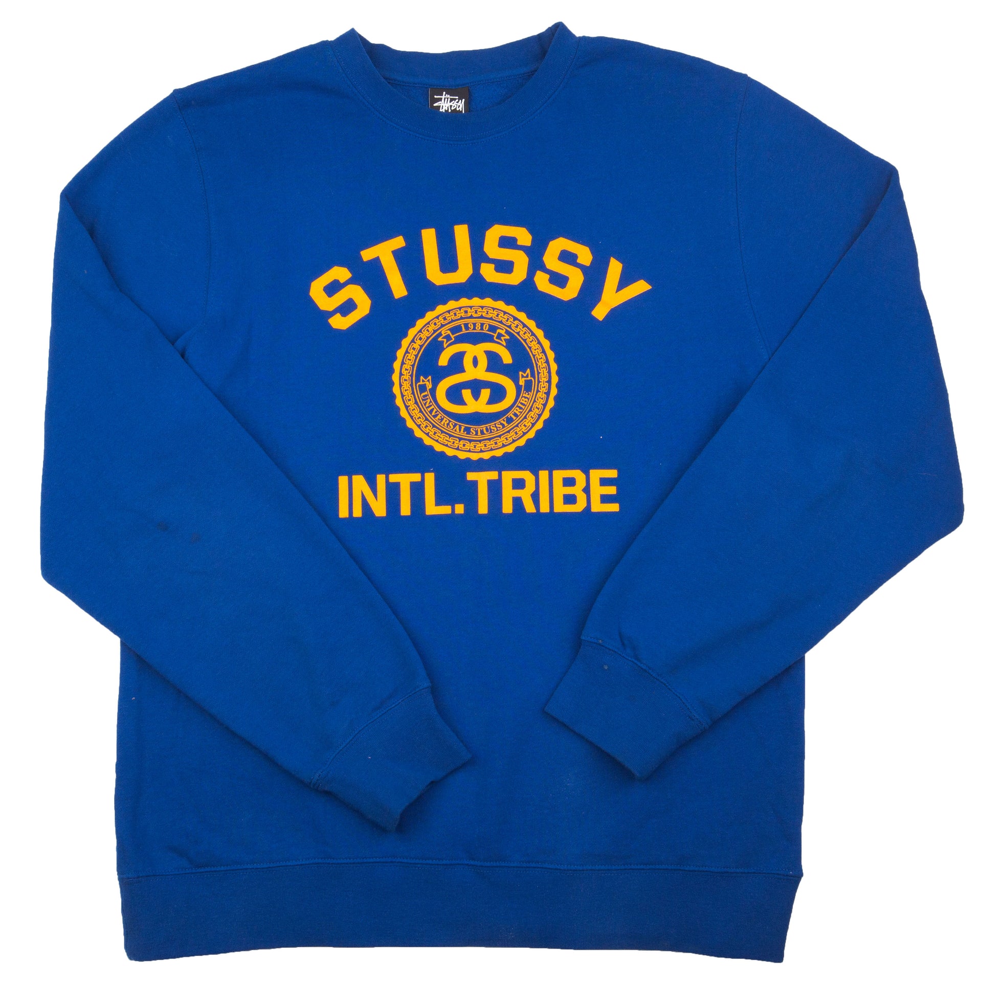 Stussy Blue International Tribe Crew PRE-OWNED
