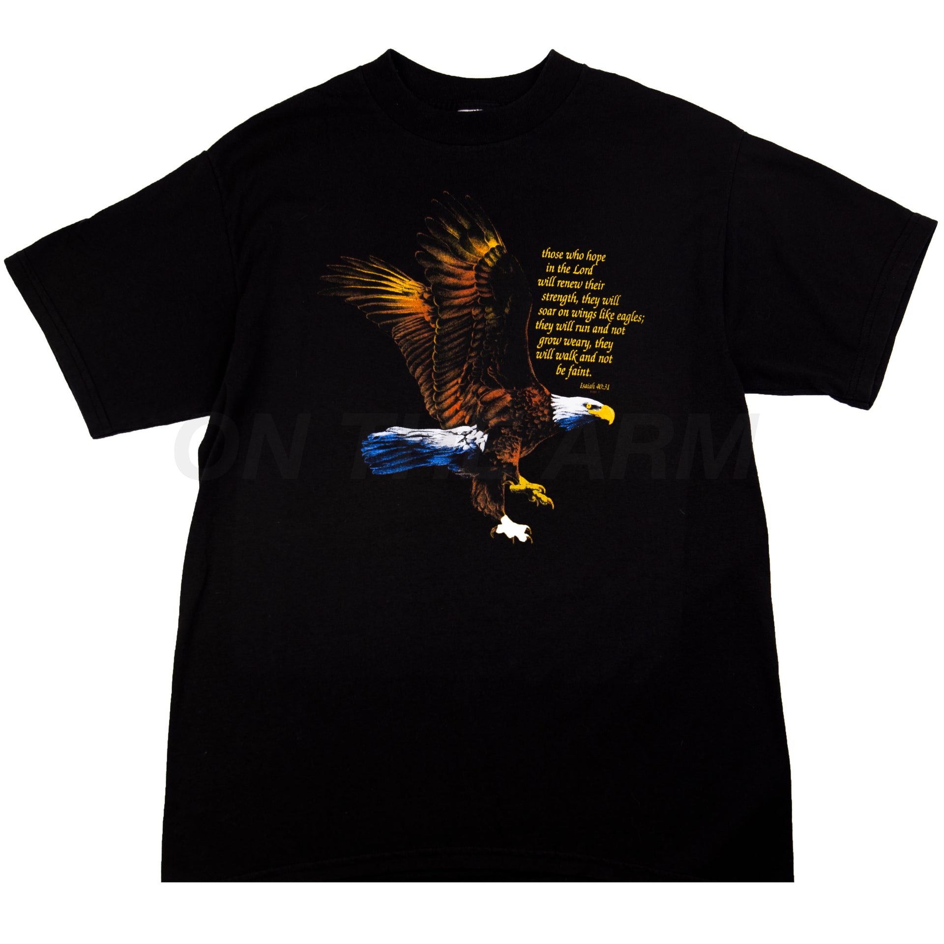 Vintage Black Eagle Isaiah 40:31 Tee (2000's)
