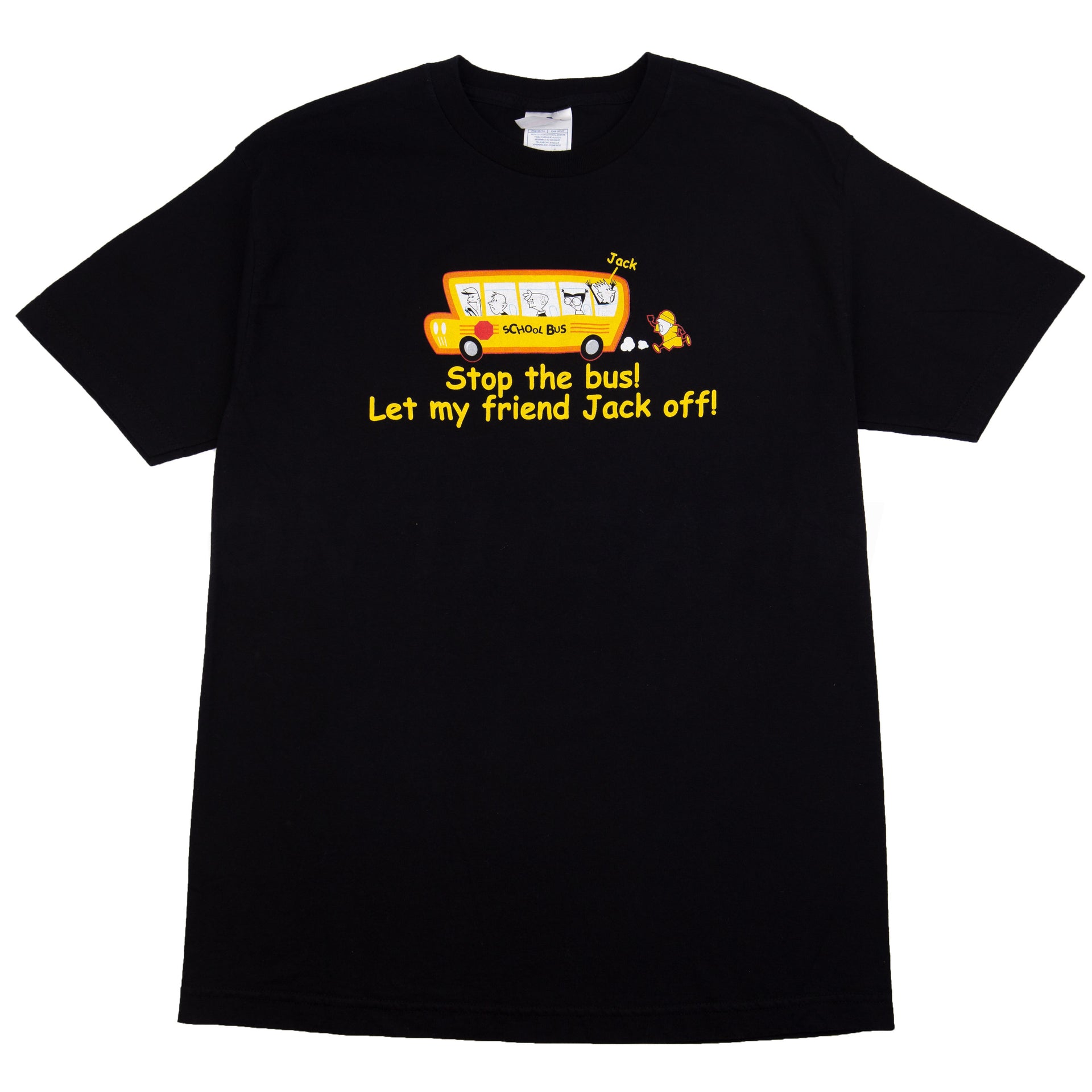 Vintage Black Let My Friend Jack Off Tee (2000's)