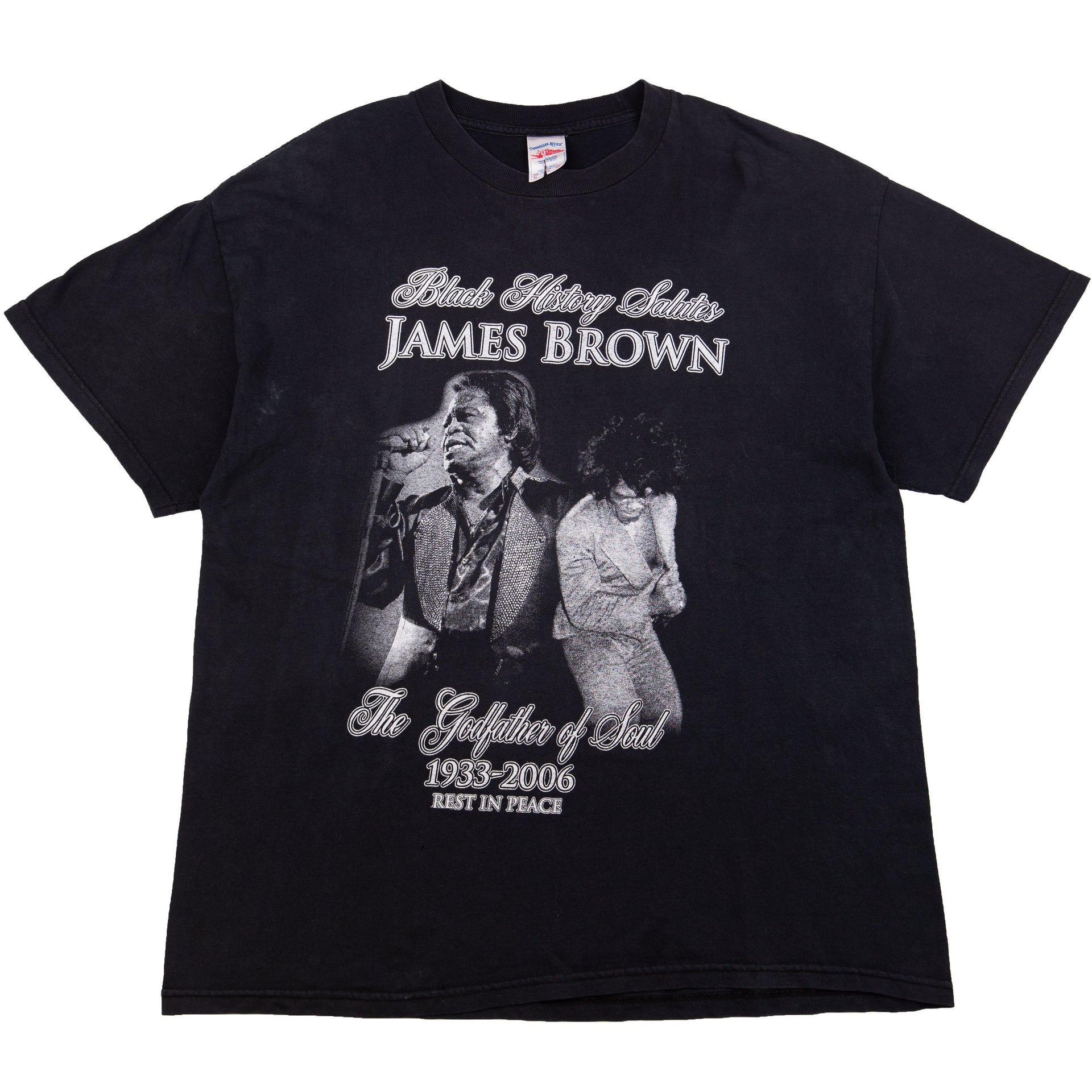 Vintage Black James Brown Tribute Tee (2006)