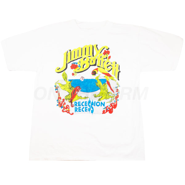 Vintage White Jimmy Buffett Tour Tee (1992)