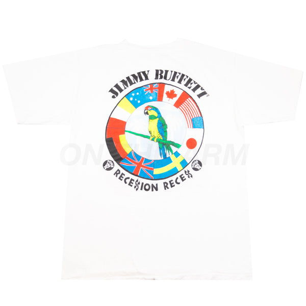Vintage White Jimmy Buffett Tour Tee (1992)