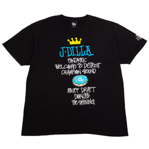 Stussy Black J Dilla Champion Sound Tee PRE-OWNED