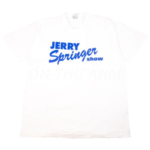 Vintage White Jerry Springer Show Tee (1990's)