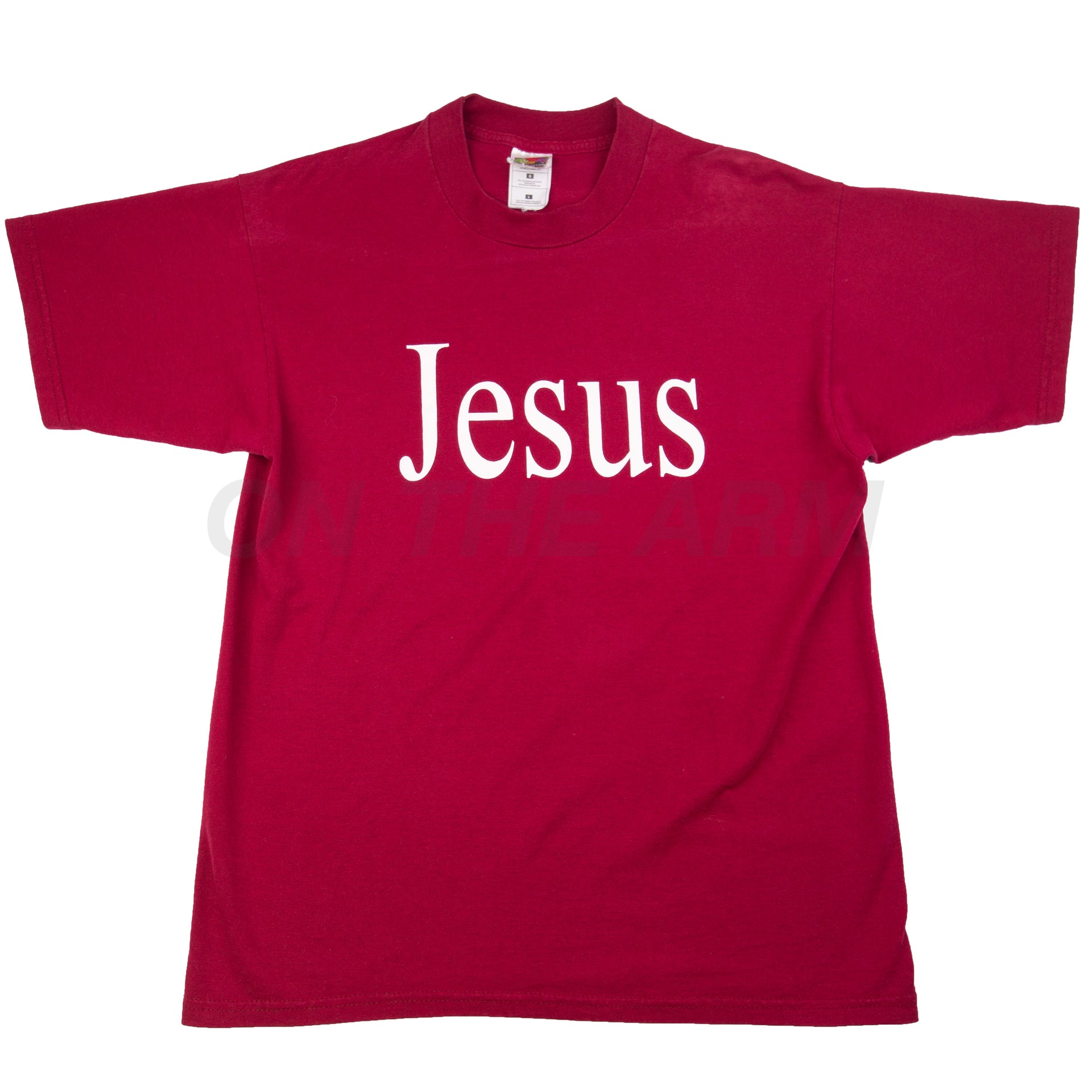 Vintage Maroon Jesus Has My Back Tee (1990's)