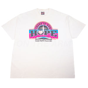 Vintage White Jesus is Our Hope Tee (1990)