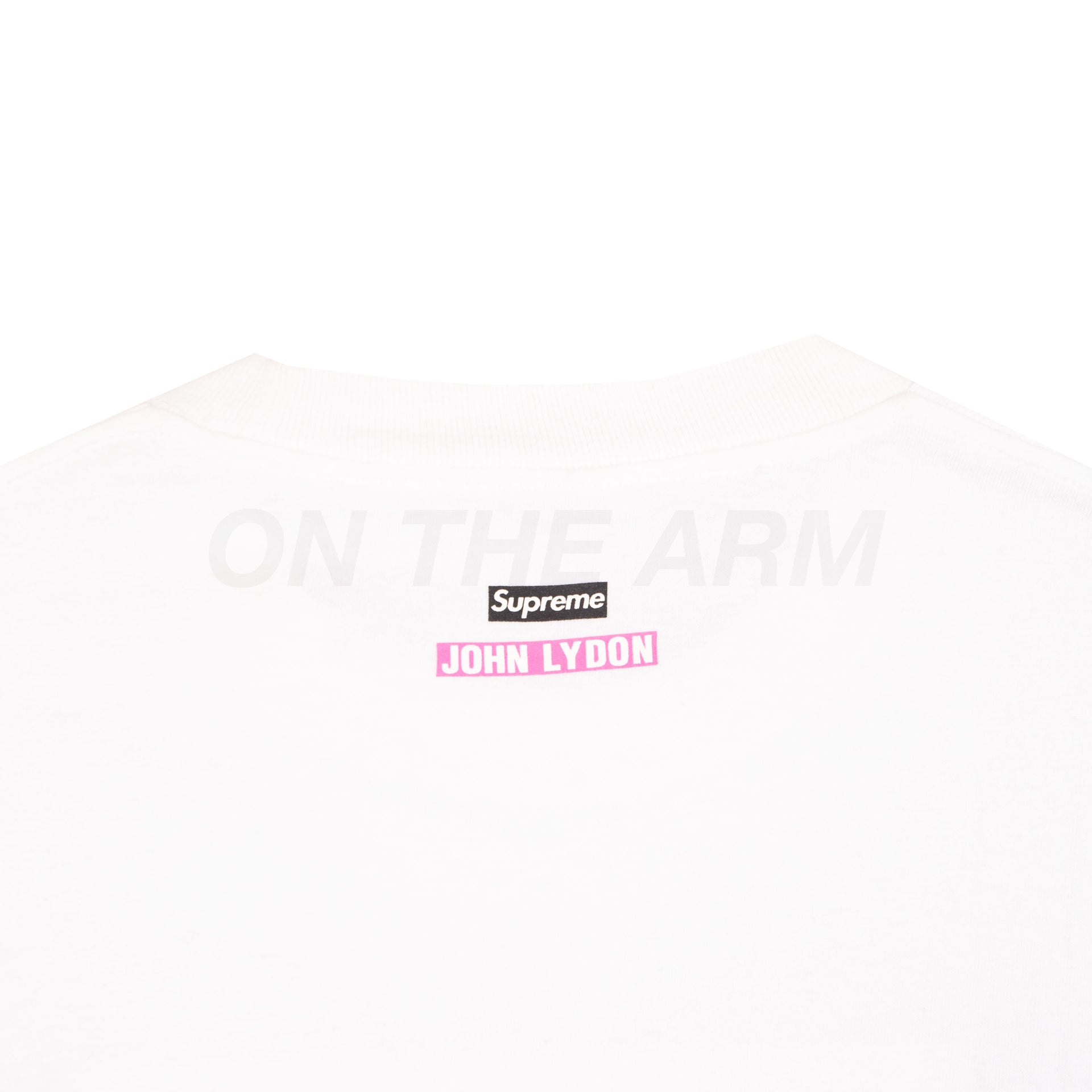 Supreme White John Lydon Photo Tee