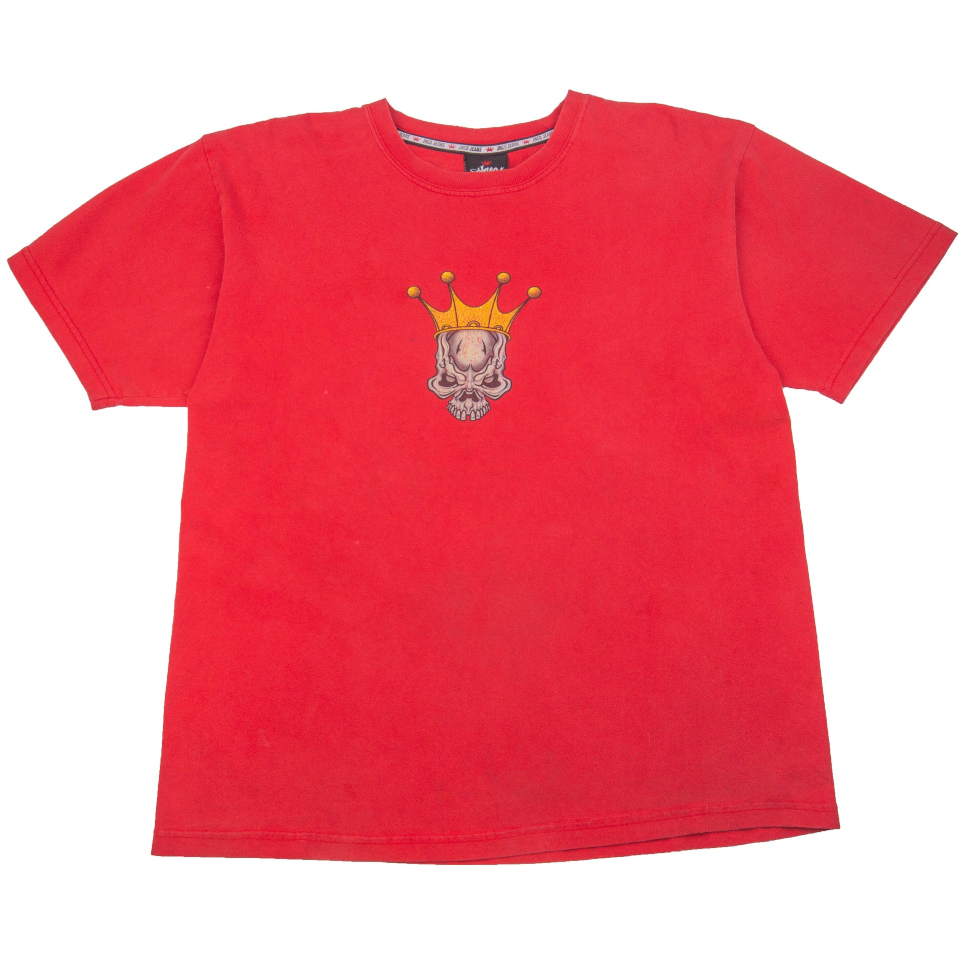 Vintage Red JNCO Crown Skull Tee (2000's)