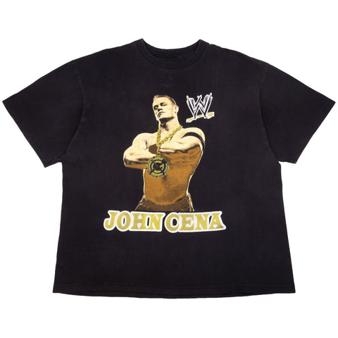 Vintage Black WWE John Cena Tee (2000's)