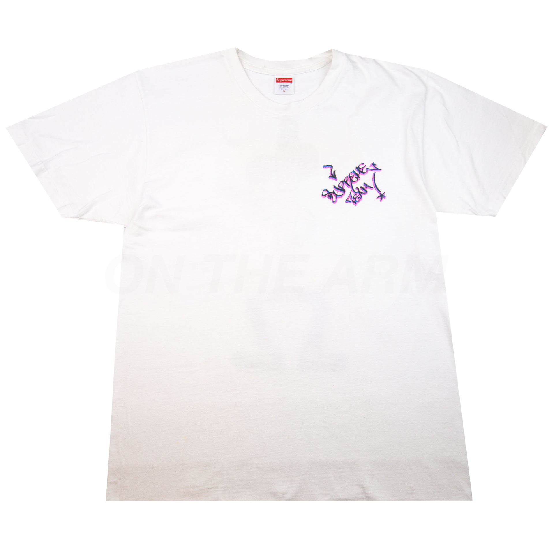 Supreme White Blade Jointman Tee (2016) PRE-OWNED