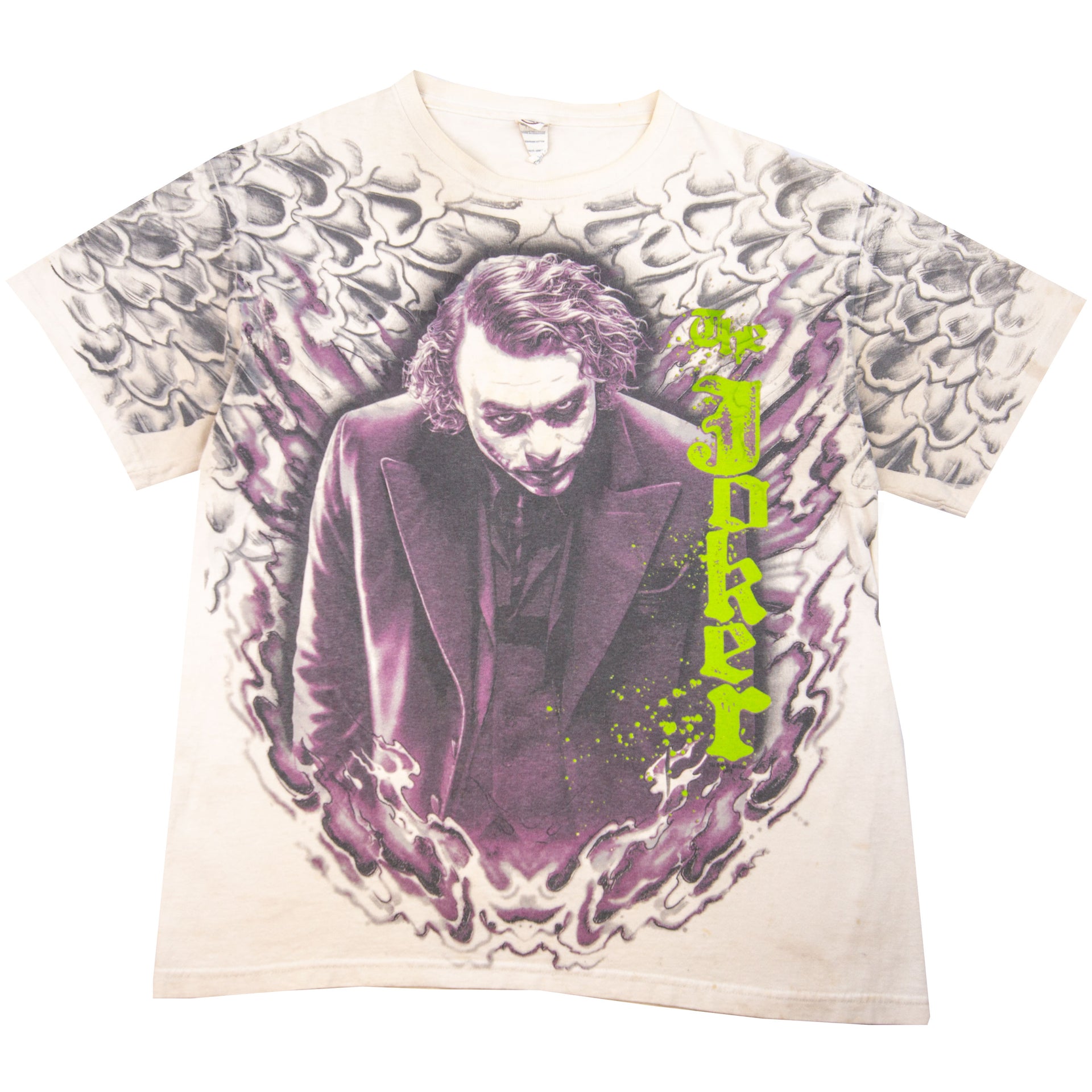 Vintage White The Dark Knight Joker Promo Tee (2008)