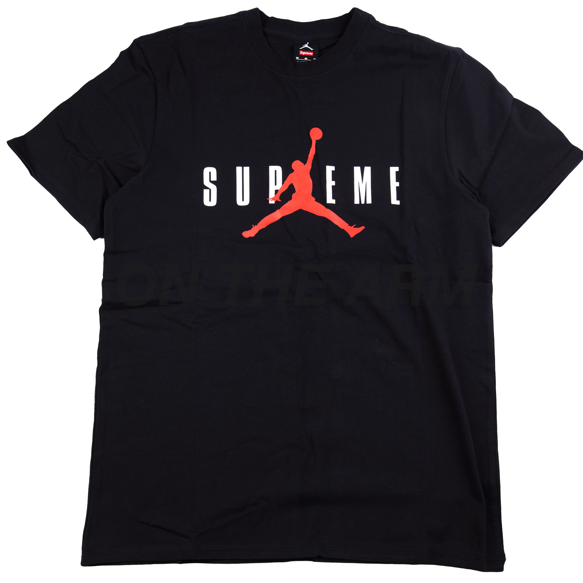 Supreme Black Jordan Tee