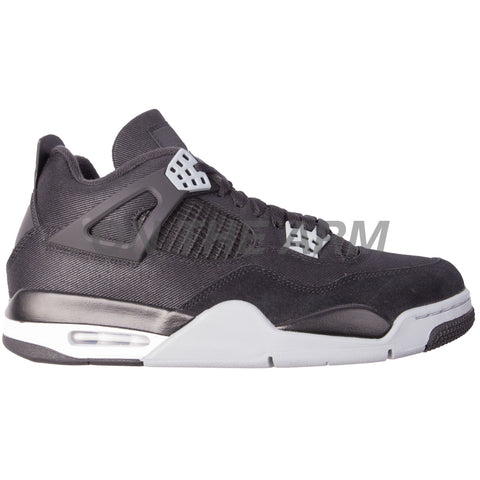 Nike Black Canvas Air Jordan 4 SE
