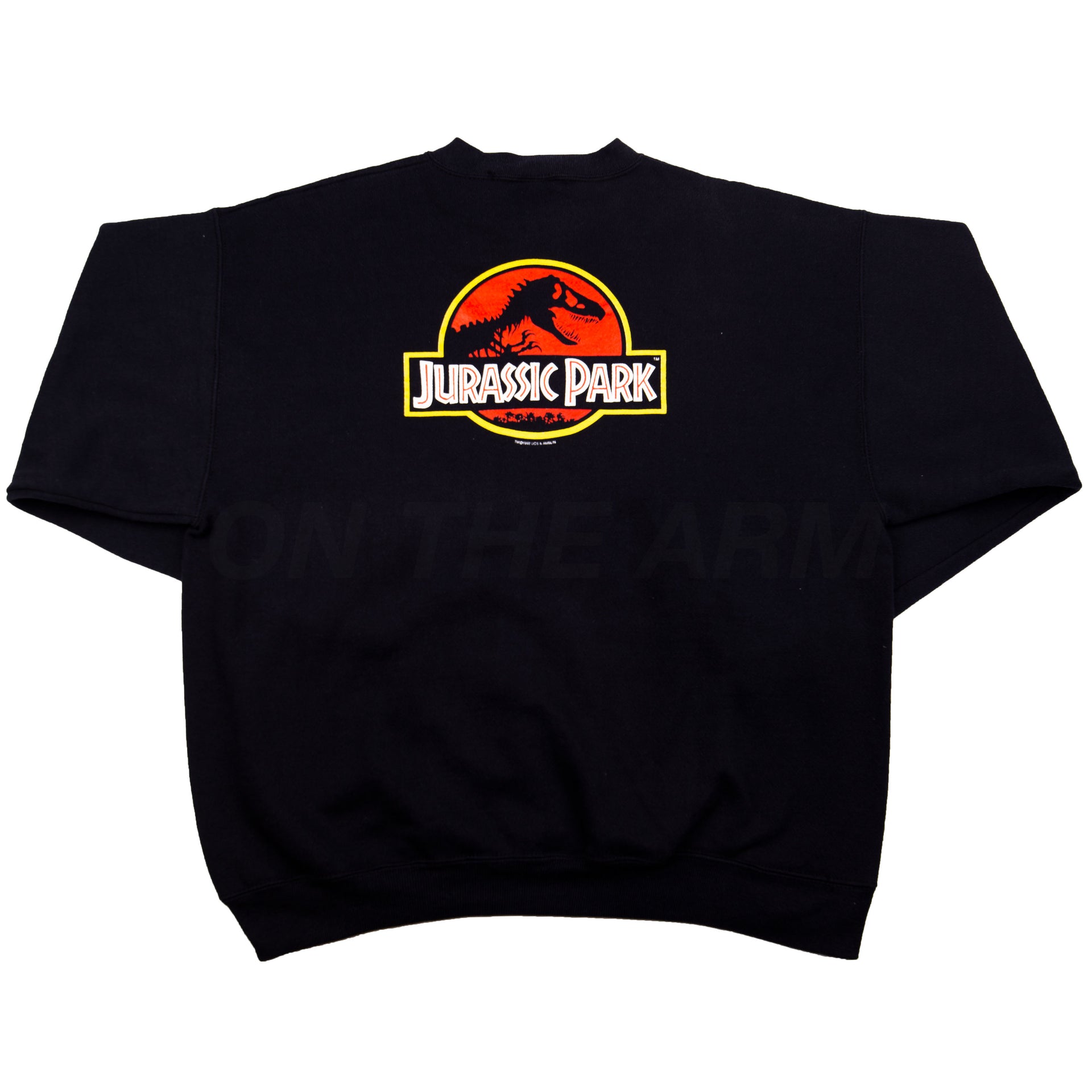 Vintage Black Jurassic Park Promo Crew (1992)