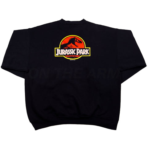 Vintage Black Jurassic Park Promo Crew (1992)