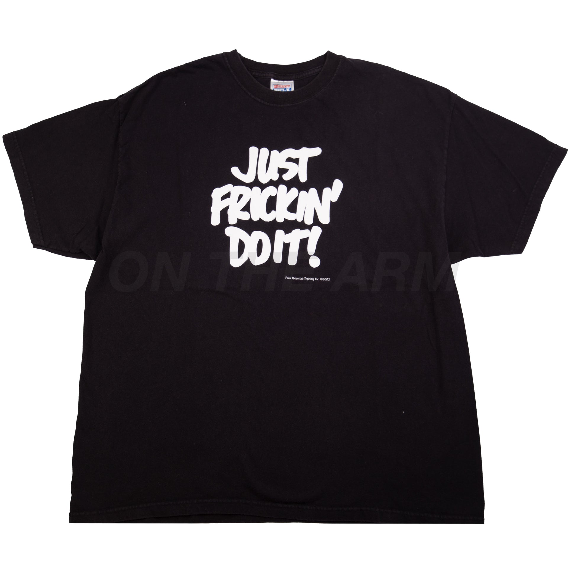 Vintage Black Just Frickin Do It Tee (2002)